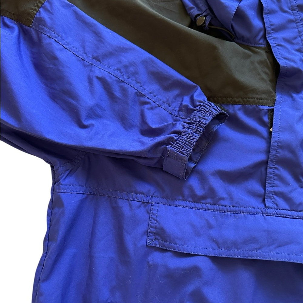 VTG The North Face Men’s Blue Pull Over Hooded Coat Jacket Packable  Lar… - Picture 4 of 12